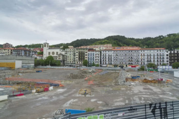 Adinberri se alzará sobre los terrenos del muelle del Hospitalillo, en Trintxerpe.