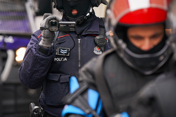 Ertzaintzak hustu egin du asteazken honetan Korda espazioa.