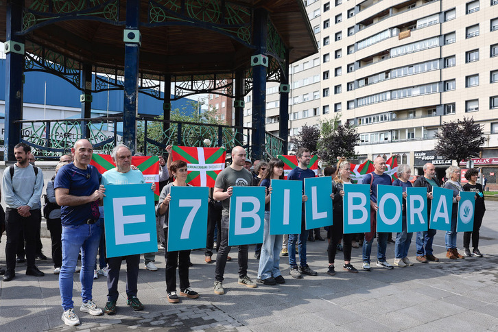 Agerraldia egin dute manifestazioa abiatuko den puntu berean.