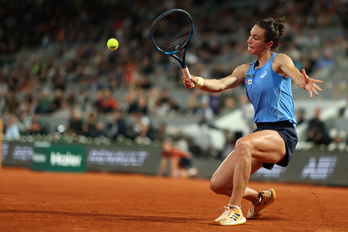 Boisson, en las semifinal de este jueves ante Gauff.