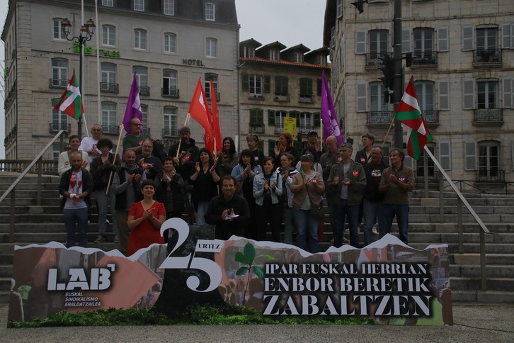 Baionan egin duten ekitaldian aurkeztu dute ospakizuna.