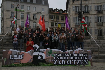 Baionan egin duten ekitaldian aurkeztu dute ospakizuna.