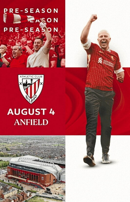 Imágenes de los amistosos de Athletic y Real ante Liverpool y Bournemouth.