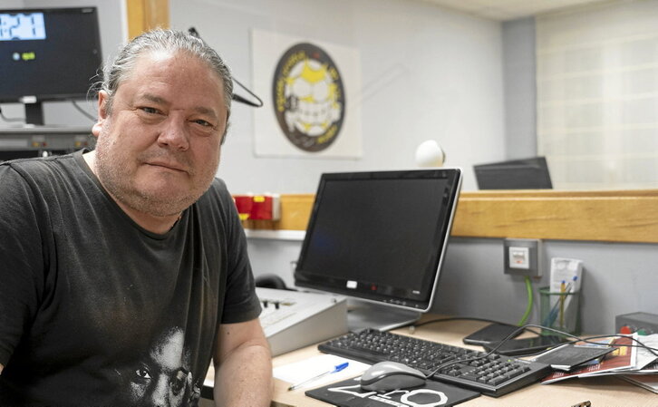 Imagen retrospectiva de un estudio de Eguzki Irratia.