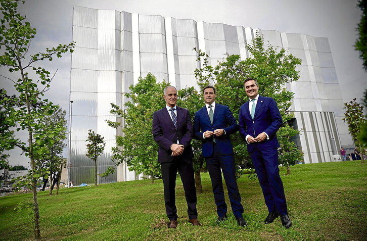 Pradales y Jauregi presentaron el plan en Mungia.