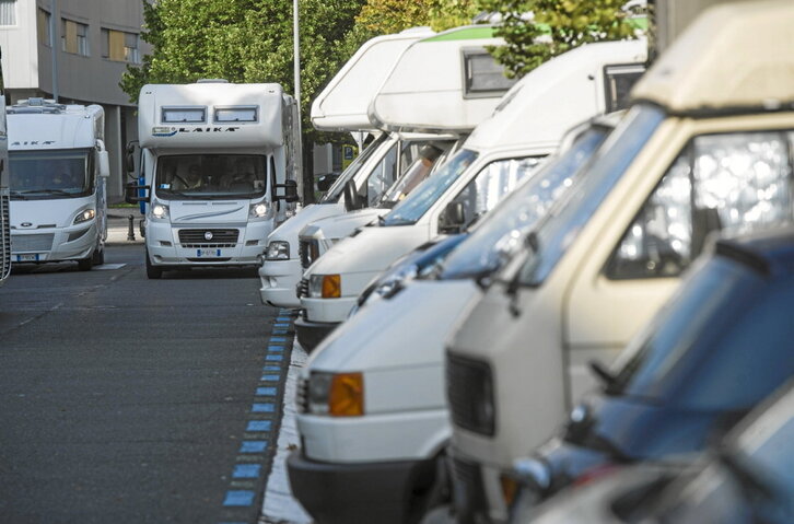 TAO aparkaleku bat, Donostiako Ibaetako campusaren inguruan.