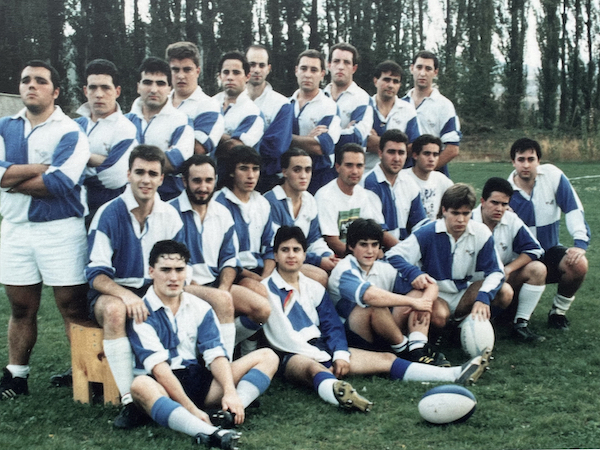 Imagen de la sección de rugby, una de las divisiones deportivas con las que ha contado la entidad. (NAIZ)
