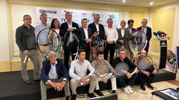 Presentación del «Euskadi Professional Tennis Circuit».