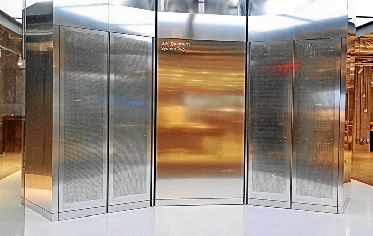 El ordenador cuántico Quantum System Two, en el Thomas J. Watson Research Center de IBM.