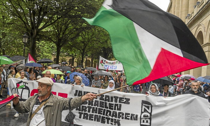 Protesta de BDZ contra CAF por el tranvía que quiere construir en Jerusalén.