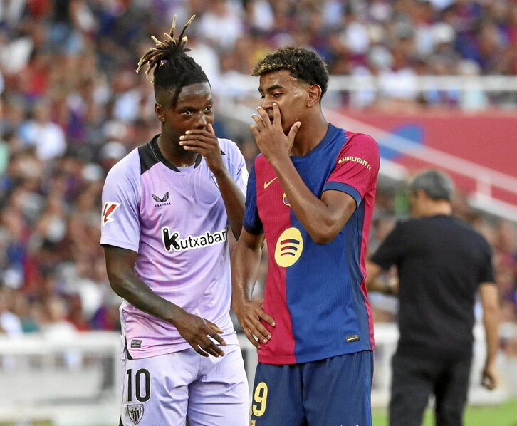 Nico charla con Lamine Yamal, del Barça, su amigo y ¿posible futuro compañero?