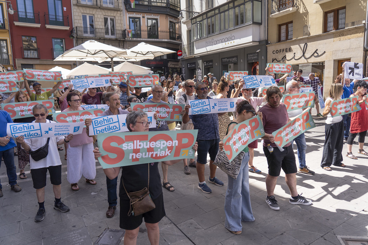 Gehiengo sindikalak Iruñean egindako mobilizazioa.