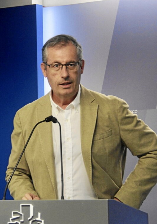 Markel Olano, atzoko agerraldian.