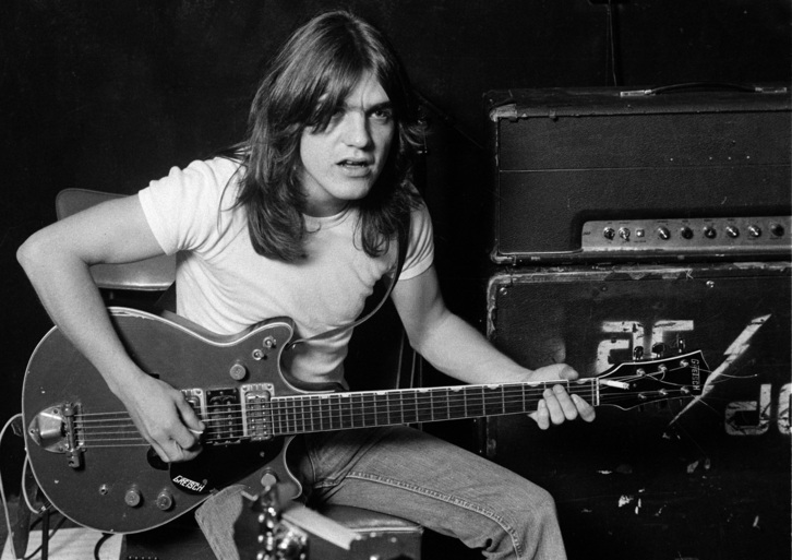 Malcolm Young, guitarrista y alma de AC/DC.