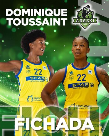 Dominique Toussaint ya es jugadora de Araski.