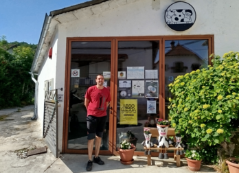 Aitor Zazpe bere lantokiaren aitzinean