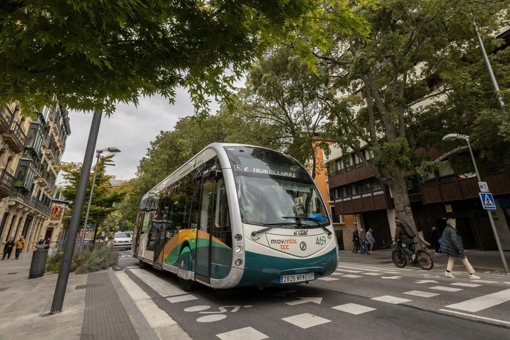 Los menores entre 5 y 14 años podrán viajar gratis en las villavesas de Iruñerria.