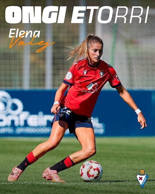 Elena Valej, Osasunatik Eibarrera etorri den erdilaria.