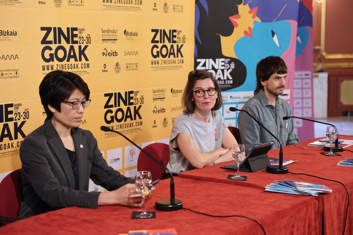 Aurtengo Zinegoak jaialdiaren inaugurazioa, astelehenean.