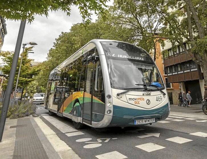 Los menores entre 5 y 14 años podrán viajar gratis en las villavesas de Iruñerria.