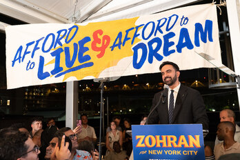 Zohran Mamdanik primario demokratak irabazi ditu New Yorken.