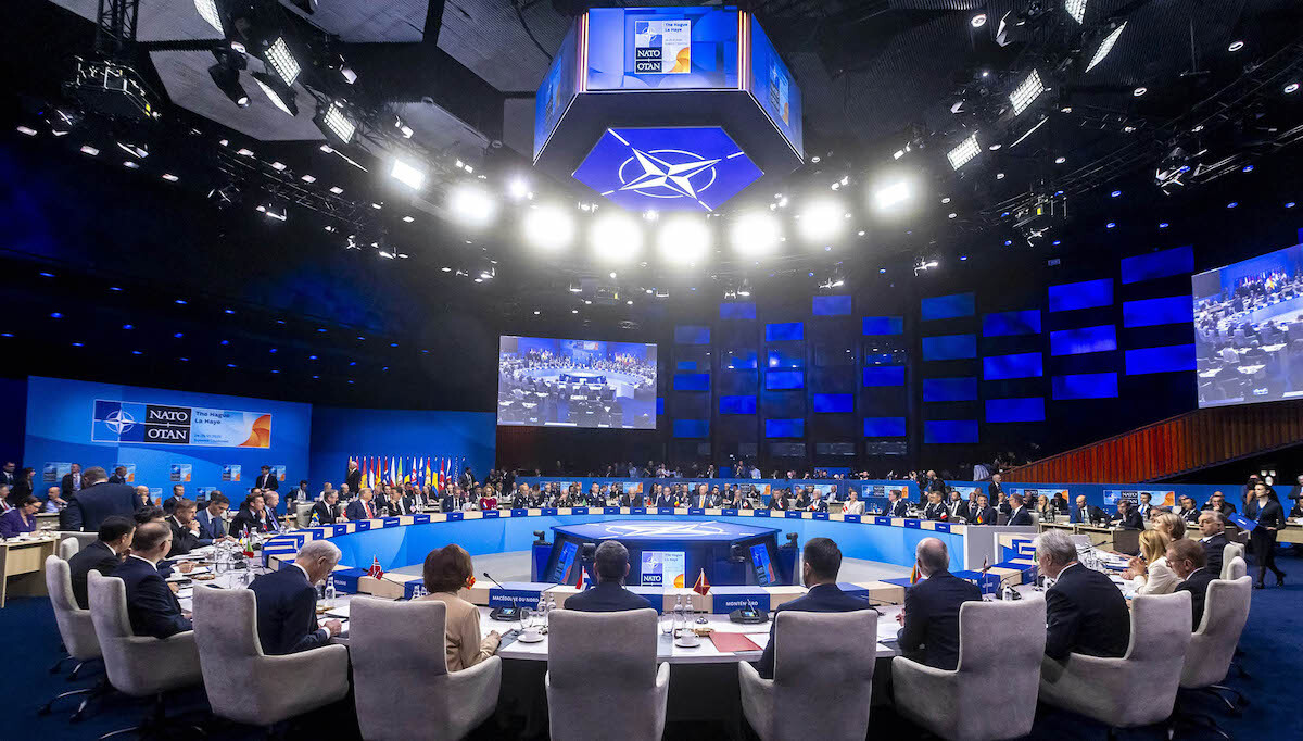 Pleno de la cumbre de la OTAN en La Haya. (Beata ZAWREL/ZUMA PRESS-EUROPA PRESS)