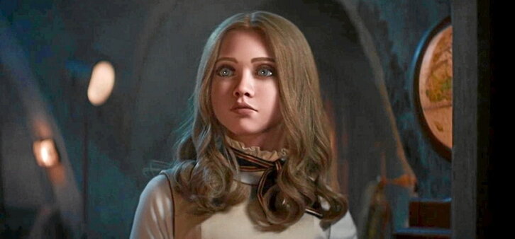 «M3GAN 2.0» filmeko panpina protagonista.