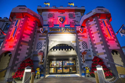 El vcastillo-hotel de Legoland en California.
