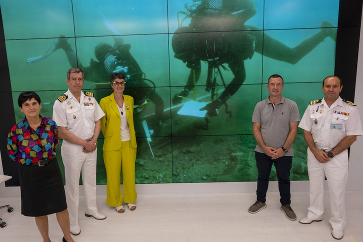 Pasaiako badiako urpeko aurkikuntza arkeologikoen aurkezpena, ostiral honetan.