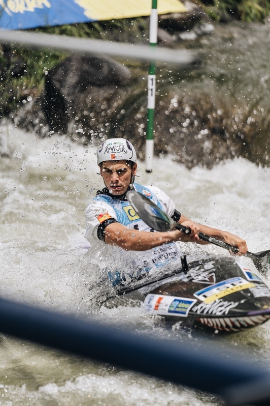 Pau Echaniz, en una prueba anterior.