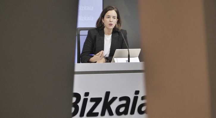 Itxaso Berrojalbiz, diputada vizcaina de Hacienda y Finanzas.