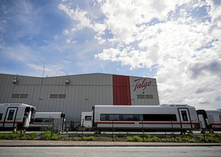 La planta de Talgo en Ribabellosa.