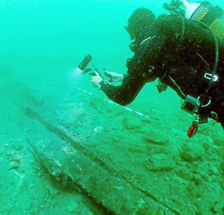 Pasaian egindako aurkikuntzaren irudia.