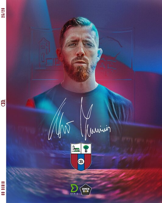Imagen que ha publicado el CD Derio para anunciar que Iker Muniain será su entrenador el año que viene.