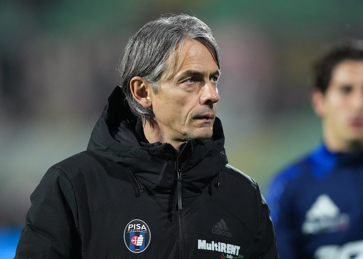 Filippo Inzaghi, entrenador que ha devuelto al Pisa a la Serie A. (Gabriele MARICCHIOLO/AFP)