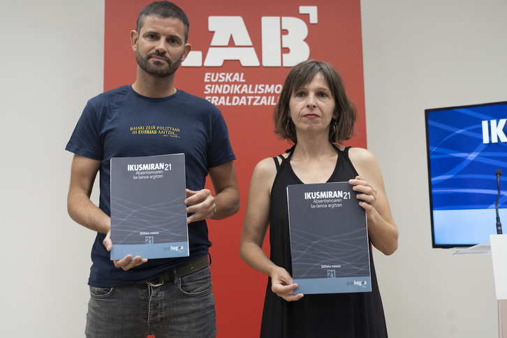 LAB ha presentado este lunes su informe Ikusmiran.