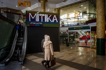 Entrada de la discoteda Mítika, donde se produjo la muerte.