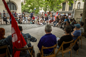 LAB sindikatuaren batzar irekia Gasteizen.