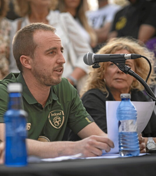 Iker Arana, cuando compareció en abril pasado.