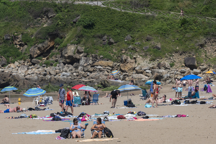 Orioko hondartza, ekainaren 19an.