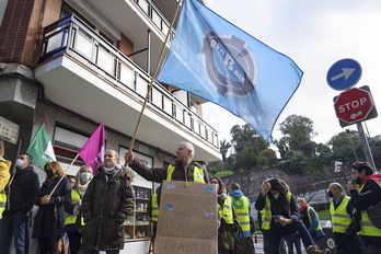 Bizkaiko autoeskoletako langileen 2022an egindako greba.