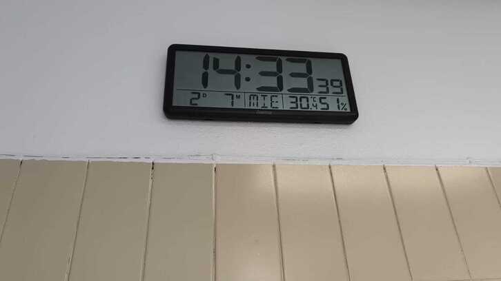 Basauriko Osasun Zentroan ere tenperatura altuak izaten ari dira.