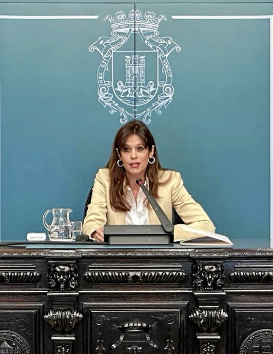 Maider Etxebarria, alcaldesa de Gasteiz.