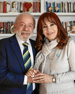 Da Silva y Fernández, ayer.