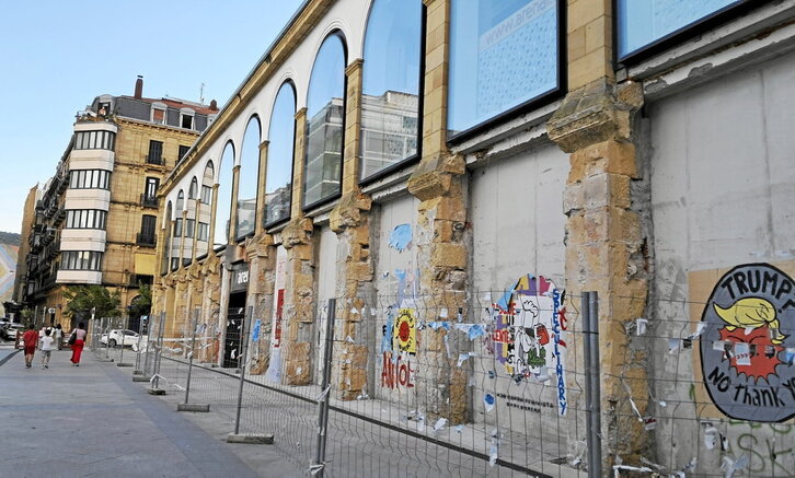 Las baserritarras se iban a ubicar originalmente en la trasera del edificio Arkoak.