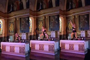 Ane Lindane Arberatzeko elizan