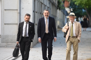 El empresario José Ruz llega al Tribunal Supremo a declarar.