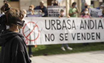 Imagen de archivo de una concentración de Urbasa Andia Bizirik.
