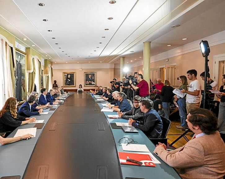 Euskararen Aholku Batzordearen azken bilera.