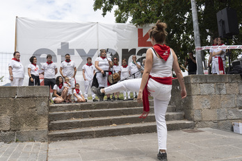 Hatortxuko kideei zapia jarri diete aurtengo sanferminen hasieran.
